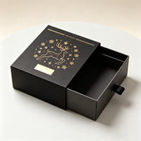 Boîtes cadeaux de Noël de luxe en promotion pour l'emballage de cadeaux, boîtes d'emballage en papier, boîtes cadeaux en papier kraft pour bonbons de Noël