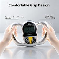 Analyseur de composition corporelle BIA portable BZ-2009 en ABS pour la mesure du pourcentage de graisse et de masse musculaire – Idéal pour la perte de poids et l'entraînement à domicile