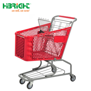 Highbright H Series 165 Liter Plastic <b>Shopping</b> Cart <b>Trolley</b> Direct From China Factory - Product Image 3