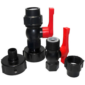 Kit d'adaptateur pour réservoir IBC, <span class=keywords><strong>tuyau</strong></span> en PE plastique, connecteur rapide, vanne pour <span class=keywords><strong>tuyau</strong></span> G1\" 3/4\", conteneur IBC 1000L, vanne <span class=keywords><strong>de</strong></span> collecte pour baril <span class=keywords><strong>de</strong></span> <span class=keywords><strong>pluie</strong></span> - Product Image 4