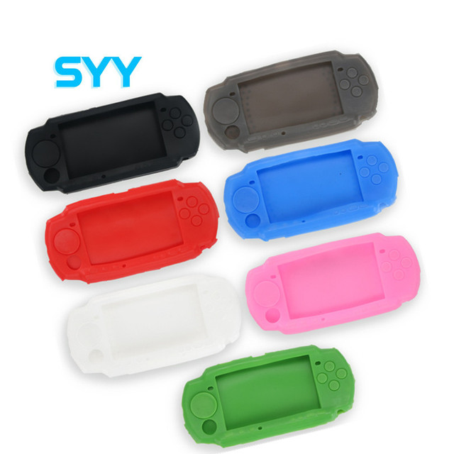SYY Silicone Colorful Soft Protective Shell Cover Case for PSP 2000 3000 Console Game Accessories