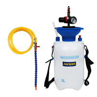 Oversea — Kit d'outils de remplissage de liquide d'huile 5l, extracteur de fluide d'huile, seringue de remplissage, bouteille de transfert, pour camion de voiture et manomètre