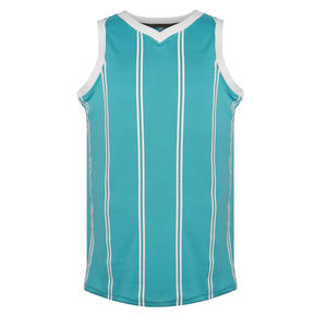 Maillot de basket-ball en maille à sublimation vierge avec broderie sur mesure Maillots de basket-ball en polyester pour hommes à séchage rapide et respirant - Product Image 2