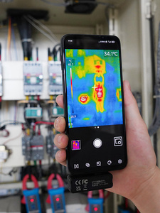 กล้องถ่ายภาพความร้อนอินฟราเรด UNI-T UTi120 สำหรับสมาร์ทโฟน/มือถือ แบบ USB Type C - Product Image 4