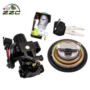 Manchon de <span class=keywords><strong>bouchon</strong></span> de réservoir de <span class=keywords><strong>gaz</strong></span> <span class=keywords><strong>pour</strong></span> moto, serrure de <span class=keywords><strong>robinet</strong></span>, serrure de porte d'accélérateur, kit de couvercle d'huile, interrupteur d'allumage <span class=keywords><strong>pour</strong></span> CBR250 500 600 250R - Product Image 2