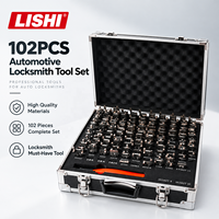 Lishi Original 102 pièces Ensemble de crochetage et décodage universel 2-en-1 pour serrures automobiles, Outils de serrurier en acier, Essentiel pour portes de voiture, Outil Smith