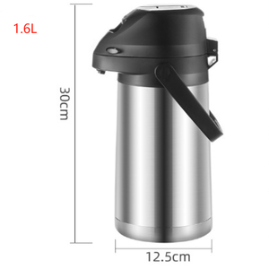 Bon 1.6L 1.9L 3L 4L Double Paroi Isolé Sous Vide En Acier Inoxydable Levier Action Airpot Thermique Eau Café Distributeur avec Pompe - Product Image 2