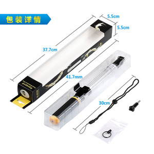 Poste de extensión flotante transparente para <span class=keywords><strong>Gopro</strong></span> Hero 11, 10, <span class=keywords><strong>9</strong></span>, 8, 7, 6, 5, accesorios para cámara de acción deportiva - Product Image 6