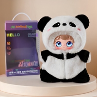 Peluche Ourson IA transfrontalière pour enfants, poupée interactive intelligente avec dialogue vocal, éducative pour l'apprentissage précoce