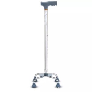 Medical Cane Stainless Steel Anti Slip <b>Walking</b> <b>Stick</b> For Elderly Rehabilitation Aid Single Eight - Product Image 2