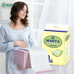 Cama de incontinencia impermeable para adultos, almohadilla de lactancia desechable de tamaño personalizado de alta calidad, almohadillas para orina, directo de fábrica