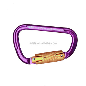MIT 25KN D-<b>Shape</b> Carabiner Retail Industry Aluminum Alloy 22kN D-<b>Shape</b> Hooks <b>Twist</b> Lock Connecting Link for Heavy Industries - Product Image 2