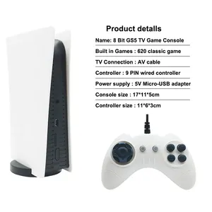 Console de jeu TV sans fil 2,4 GHz <span class=keywords><strong>CE</strong></span> FCC RoHS, 30000 jeux, 620 jeux, Plug and Play, sortie HDMI, 2 joueurs, fabricant, usine Chine - Product Image 4