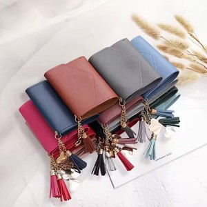 Women's <b>Wallet</b> Female Purses Tassel Coin Purse Card Holder <b>Wallets</b> Female Pu Leather <b>Clutch</b> Money Bag Leather <b>Wallet</b> - Product Image 2