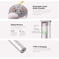 Brosse de massage du cuir chevelu électrique personnalisée en gros avec EMS, thérapie par lumière rouge, applicateur d'huile et peigne de croissance capillaire