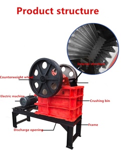 Mobiele Mini Kaakbreker Draagbare Steenbreker met Motorlager voor Hoge Productiviteit Goudwinning Bouwafval Recycling - Product Image 4