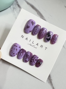 Prensador de <span class=keywords><strong>uñas</strong></span> hecho a mano, 10 unidades de colores, venta al por mayor, todo tipo de estilos, superventas, bonito lujo personalizado - Product Image 2