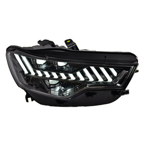 Conjunto de Faros Delanteros para Audi A6L 2012-2015, Diseño Bajo con Señales de Giro Secuenciales y Luces de Circulación Diurna Azules - Product Image 4