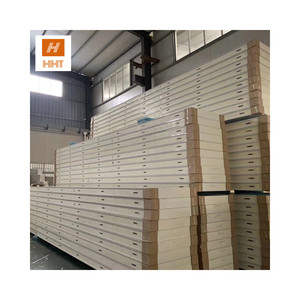 Panel de pared exterior tipo sándwich de <span class=keywords><strong>poliuretano</strong></span> (PU) de 50 mm para cámaras frigoríficas y congeladores, <span class=keywords><strong>con</strong></span> conjunto de <span class=keywords><strong>compresor</strong></span> para almacenamiento en frío. - Product Image 3