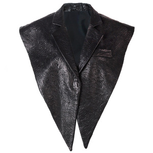 Hot Sale Fashion Short Ladies Leather Jacket Women Leather <strong>Gilet</strong> Genuine Leather Shawl Vest - Product Image 3
