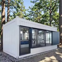 Maisons conteneurs préfabriquées pliables et extensibles à prix avantageux, 20 pieds, 40 pieds, avec chambre à coucher