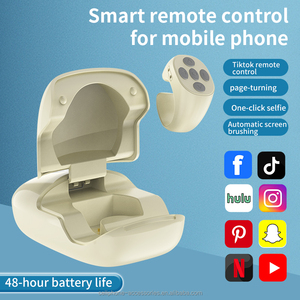 Anillo <span class=keywords><strong>Bluetooth</strong></span> portátil Tiktok Control remoto Dedo Teléfono móvil Selfie Foto Página Turner Flipping Video <span class=keywords><strong>Controller</strong></span> - Product Image 5