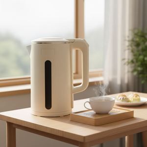 Electric <b>Kettle</b> 1.8 L 220 V 1500 W Double Layer Cool Touch Electric <b>Kettles</b> Home USE Fast Boiling Save Time Kitchen Appliance - Product Image 4