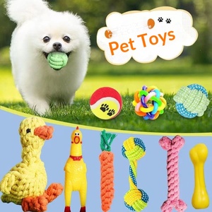 Ucuz Fiyatlı Köpek Isırmaya Dayanıklı Pamuk Halat İnteraktif Evcil Hayvan Isırma Oyuncağı Küçük ve Orta Boy Köpekler İçin Köpek Çiğneme Oyuncağı - Product Image 3