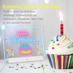 Tableau à dessin lumineux LED pour filles magiques, <span class=keywords><strong>tablette</strong></span> lumineuse pour écrire et lire, 17 pouces ABS+PC - Product Image 4