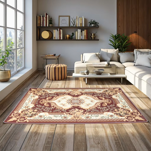 Tappeto morbido in peluche con pelo alto e pelo da soggiorno con tappetino intelligente da preghiera e arruffato tappeto con stampa tappeto tradizionale tappetino musulmano - Product Image 4