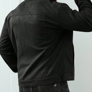 New Men's Jacket - Classic Button Design, <b>Retro</b> Style, Made of High-quality <b>Fabric</b>, Suitable for Casual Street Wear - Product Image 3