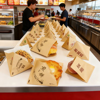 Sacs en papier sulfurisé personnalisés pour snacks, boulangerie et café - Qualité alimentaire, ouverture double face, résistants à la graisse