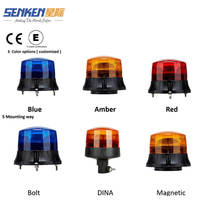SENKEN R65 LED-Blitzwarnleuchte Notfall-Signalleuchte Blinkende Sicherheitslampe für LKW, Auto, Anhänger, Baufahrzeug