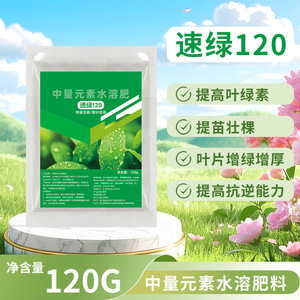 Fertilizante soluble en agua Quick Green 120, 120g, para plantas de frutas y verduras, prevención rápida de hojas amarillas y verdeo rápido - Product Image 5
