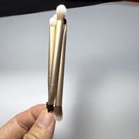 Pinceaux de maquillage à extrémités magnétiques, pinceaux plats pour fond de teint, 10 en 1, pinceau de maquillage double extrémité, pinceau de voyage double