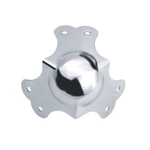 טיסה מקרה חלקי פלדה קלה כרום מצופה קצה כדור פינת מגן - Product Image 1