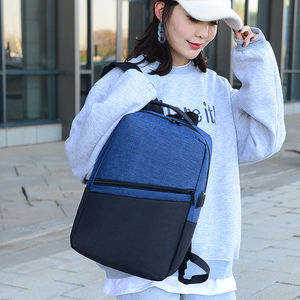 Leisure Unisex Business Custom Logo Waterproof Oxford Polyester Fashion Travel <b>Computer</b> Resin Mesh 3-in-1 <b>Backpack</b> Set Zipper - Product Image 5