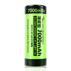 Batería de Seguridad Protegida ZeroBeam 26650 de 7000mAh, 14A, 3.7V, Celda Recargable de Alto Drenaje, 1000 Ciclos para Alimentación - Product Image 1