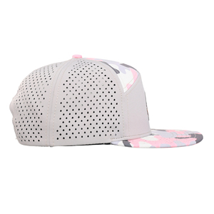 Casquette Tcap Chine 7 panneaux imprimé camouflage avec logo en caoutchouc personnalisé, imperméable, pour la course à pied - Product Image 3