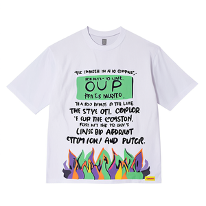 เสื้อยืดพิมพ์ลายคอตตอนแขนสั้นทรงโอเวอร์ไซส์สำหรับผู้ชาย คุณภาพเยี่ยม ปี 2026 เหมาะสำหรับดรอปชิปปิ้ง - Product Image 3