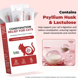 Suavizante de <span class=keywords><strong>Heces</strong></span> para Gatos con Estreñimiento, 12g*30 Barras, Fórmula Natural y Suave que Promueve la Motilidad Intestinal, Contiene Ingredientes Saludables - Product Image 2