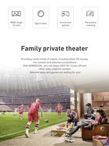 Lunettes 3D <span class=keywords><strong>VR</strong></span> Boîte de Contrôle à Distance <span class=keywords><strong>Casque</strong></span> Polarisé Stéréo Haute Fidélité <span class=keywords><strong>pour</strong></span> Jeux Vidéo sur Smartphone Écran 50-80 Pouces Virtuel - Product Image 6