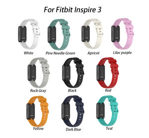 Eraysun-Bracelet de montre ajustable en silicone <span class=keywords><strong>pour</strong></span> <span class=keywords><strong>Fitbit</strong></span> Inspire 3 hommes-Bracelets de montre respirants - Product Image 2