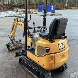 Miniexcavadora Cat 300.9D de 1 Tonelada, Microexcavadora Hidráulica con Orugas de Goma, Certificación CE, Excavadora Compacta para Trabajos en Espacios Reducidos y Jardines - Product Image 2