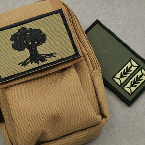 ירוק שחור ישראל עץ ניצחון טקטי רקמה טלאי תבשיל כובע בד מדבקות - Product Image 1