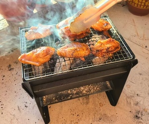 Griglia BBQ Portatile Moderna a Pellet di Legno e <span class=keywords><strong>Carbone</strong></span> per Campeggio all'Aperto - Product Image 6