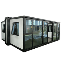 Maison conteneur pliable de 20 pieds sur mesure, design modulaire, villa préfabriquée, bâtiments modernes de luxe