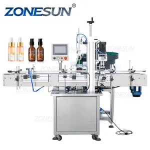 Zonesun máquina de tampão de unhas, ZS-XG16E esmalte automático, óleo essencial, para olho, garrafa de vidro, alimentador vibratório