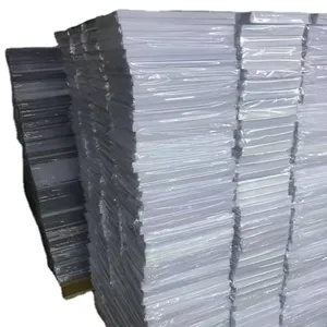 Foglio di carta in pvc di colore bianco dimensioni 20*320 cm 0.15 + 0.48 + 0.15 dopo la laminazione 0.76mm stampa carta d'identità carta d'identità fabbrica