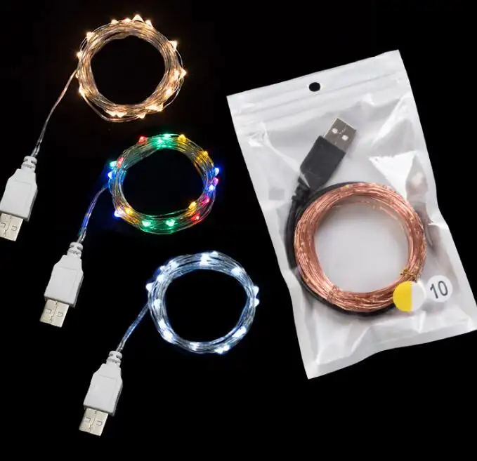 Twinkling USB plug led string light 2M 20LEDs String Lights Mini LED Starry Lights String